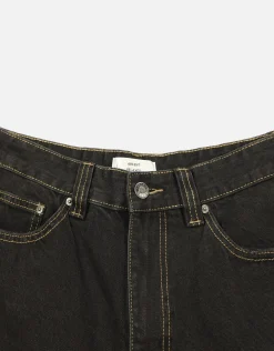 Relaxed Fit Cargo Jorts in Cloud White