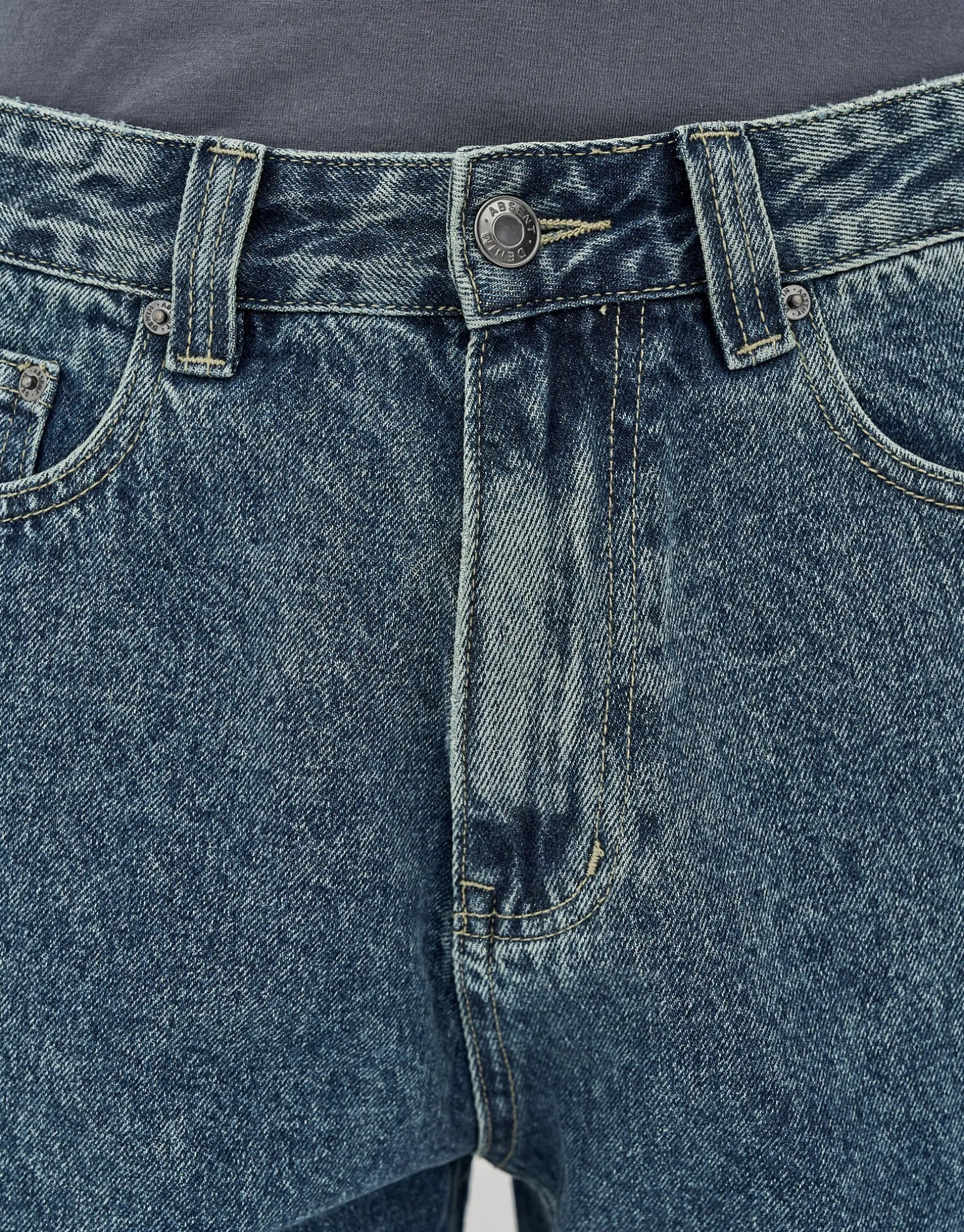 Relaxed Fit Cargo Jorts in Sun Washed Blue