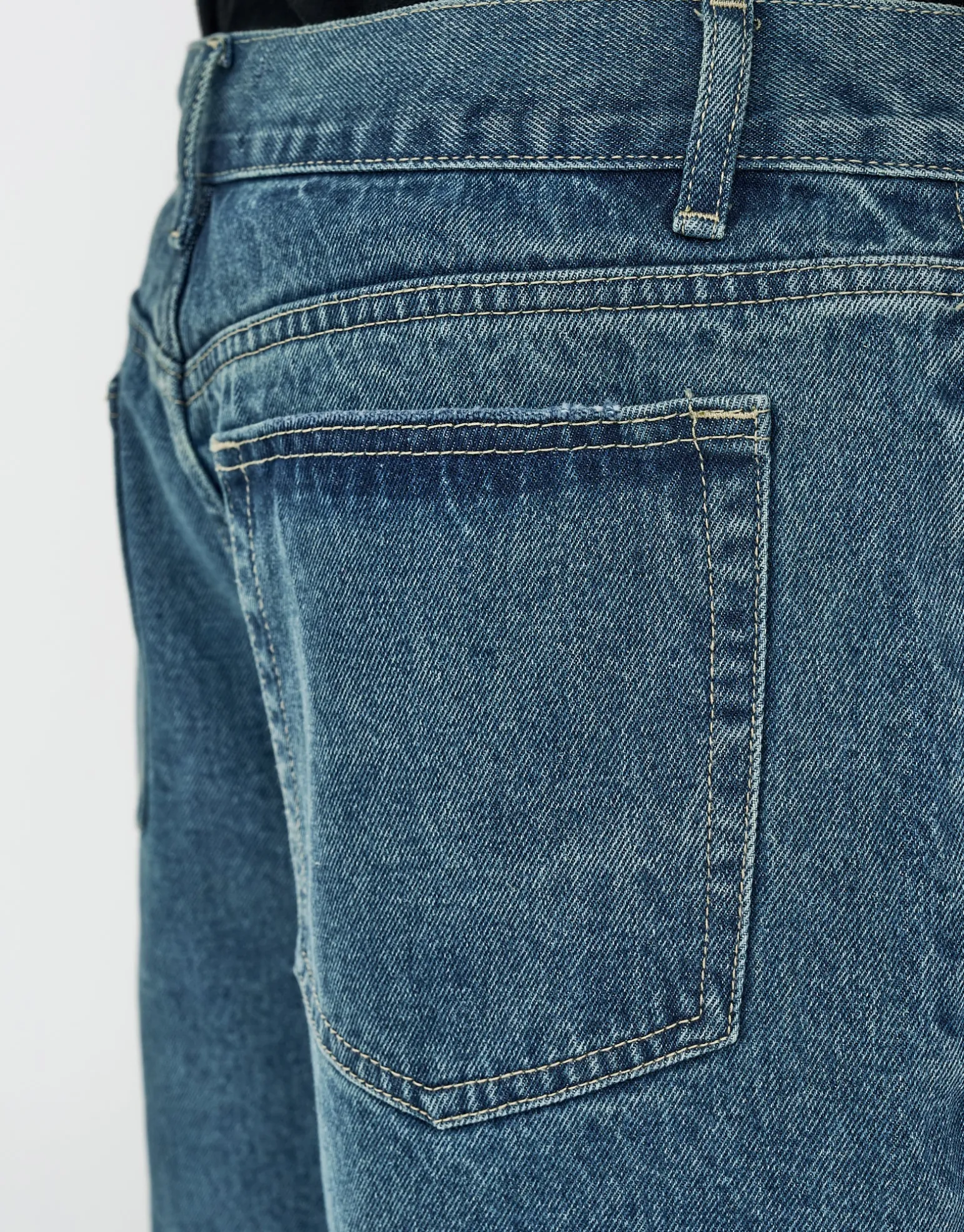 Relaxed Fit Denim Shorts in Grey
