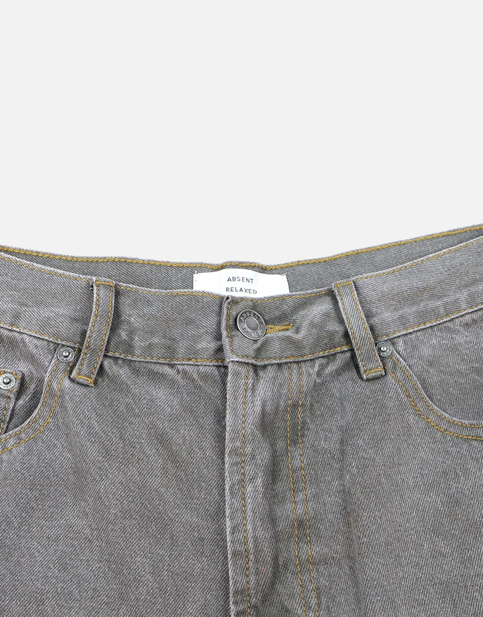 Relaxed Fit Denim Shorts in Grey