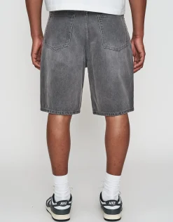 Relaxed Fit Denim Shorts in Lt Blue
