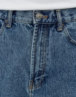 Relaxed Fit Denim Shorts in Vintage Light Blue