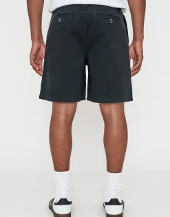 Relaxed Fit Pleated Shorts in Brown