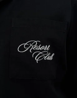 Resort Club Short Sleeve Shirt in Black