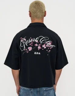 Resort Club Short Sleeve Shirt in Black