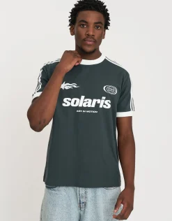 Retro France Football T Shirt in Blanc