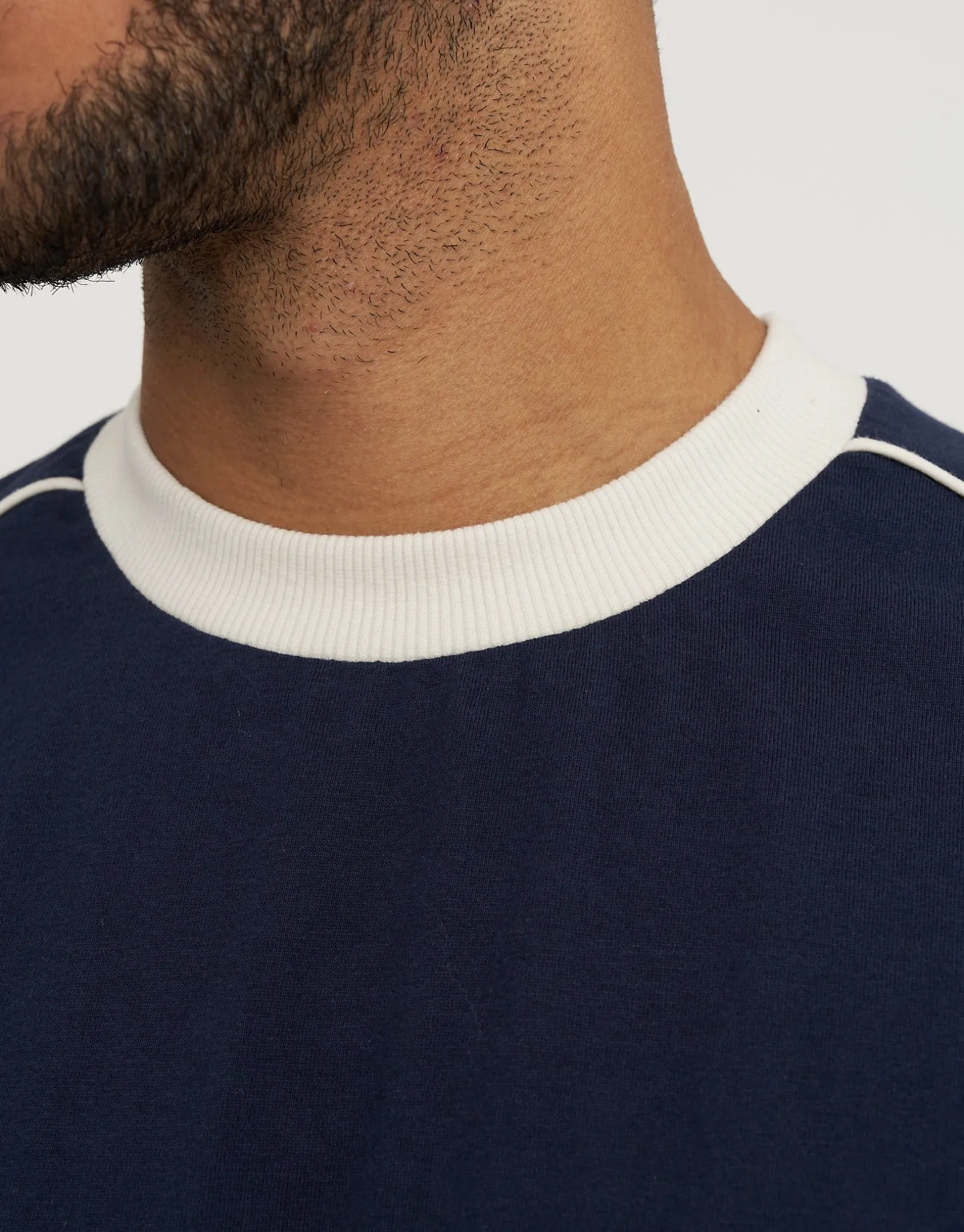 Retro Japan Football T Shirt in Ultramarine