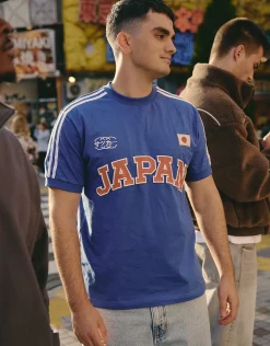 Retro Ringer España Football T Shirt in Lava