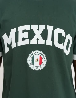 Retro Ringer España Football T Shirt in Lava
