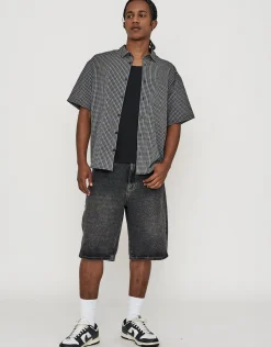Ribbed Square Neck Singlet in Bitter Brown