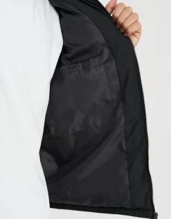 Ripstop Puffer Vest in Black