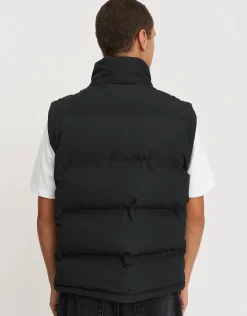 Ripstop Puffer Vest in Black