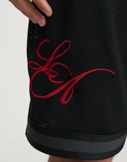 Rose Basketball Shorts in Black