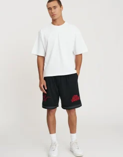 Rose Basketball Shorts in Black