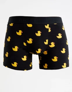 Rubber Duck Boxers in Black