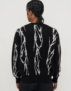 Sacred Relaxed Knit Jumper in Black