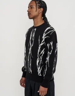 Sacred Relaxed Knit Jumper in Black