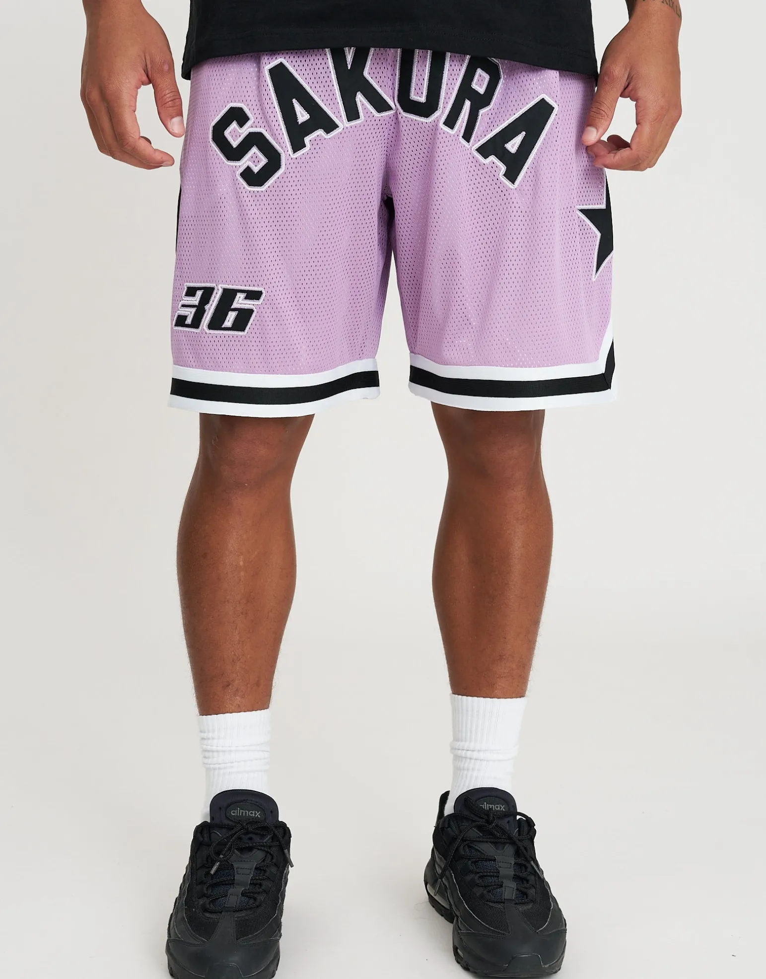 Sakura Basketball Shorts in Black