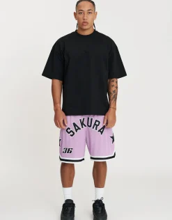 Sakura Basketball Shorts in Black