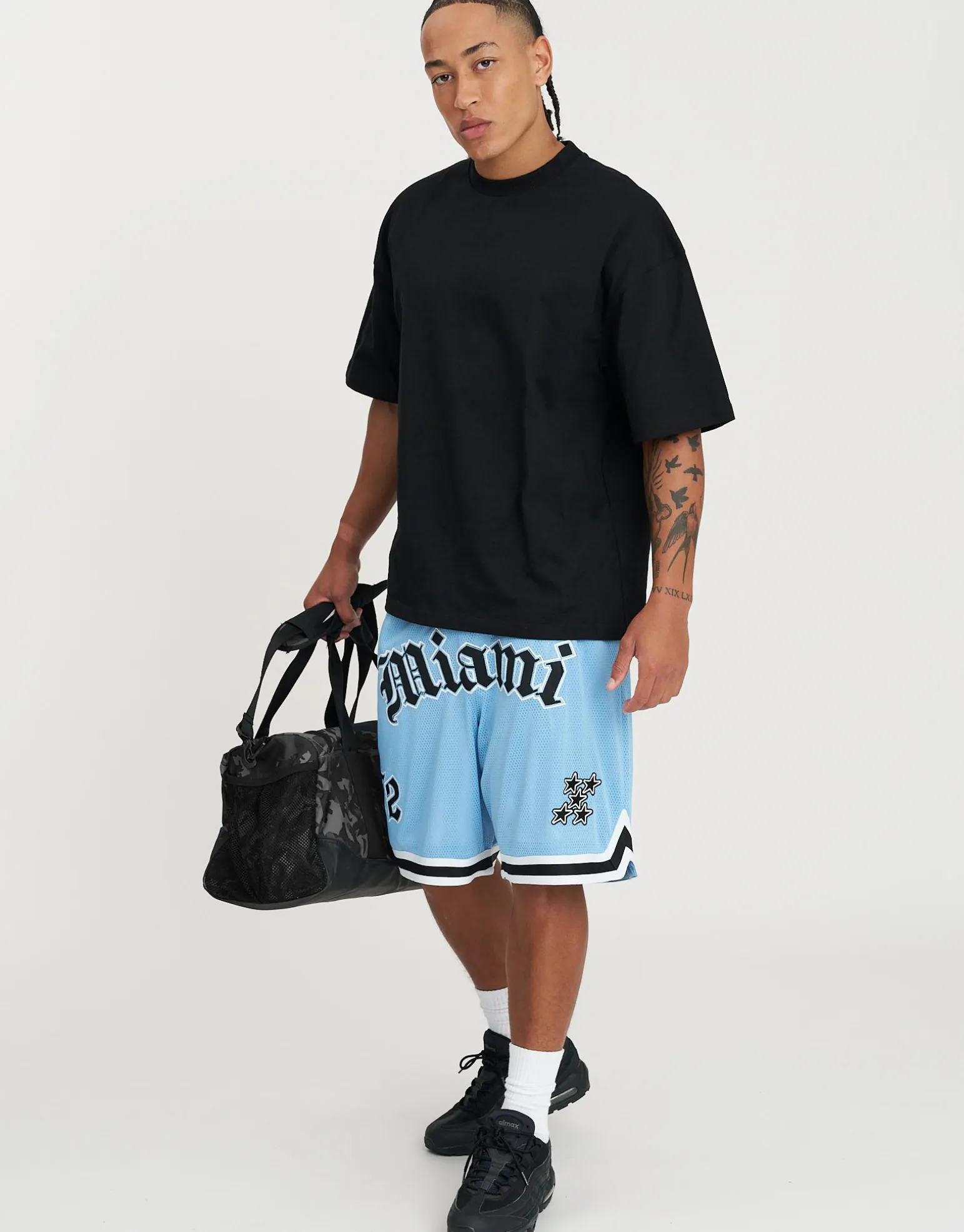 Sakura Basketball Shorts in Black