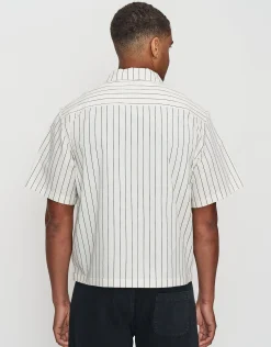 Salerno Striped Shirt in White