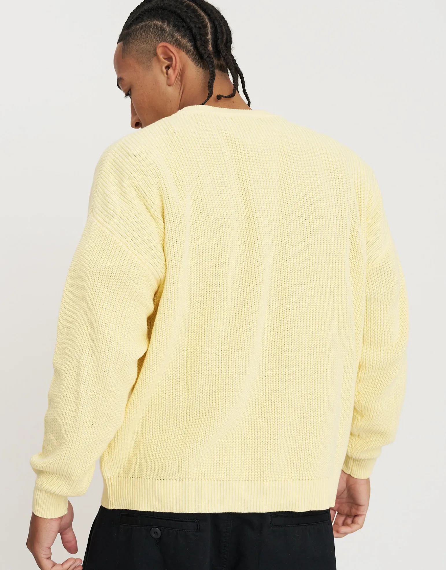 San Marino Oversized Cable Knit in Asphalt