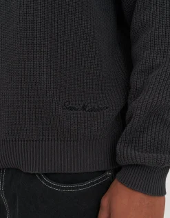 San Marino Oversized Cable Knit in Asphalt