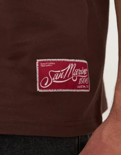 San Marino Quality Goods Tee in Blanc
