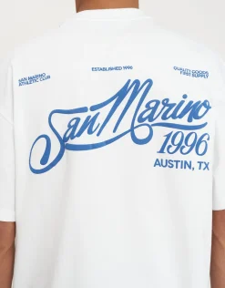 San Marino Quality Goods Tee in Bitter Brown