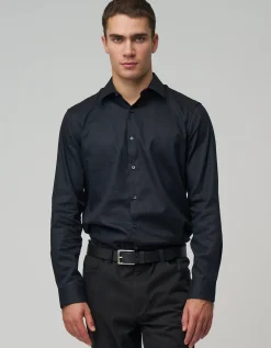 Savant Long Sleeve Premium Dress Shirt in White