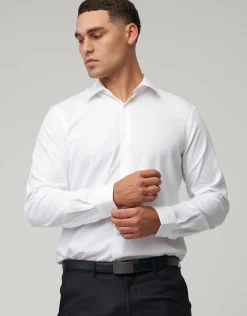 Savant Long Sleeve Premium Dress Shirt in White