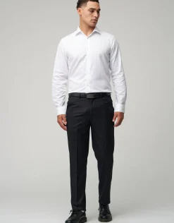 Savant Long Sleeve Premium Dress Shirt in Black