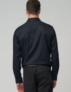Savant Long Sleeve Premium Dress Shirt in Black