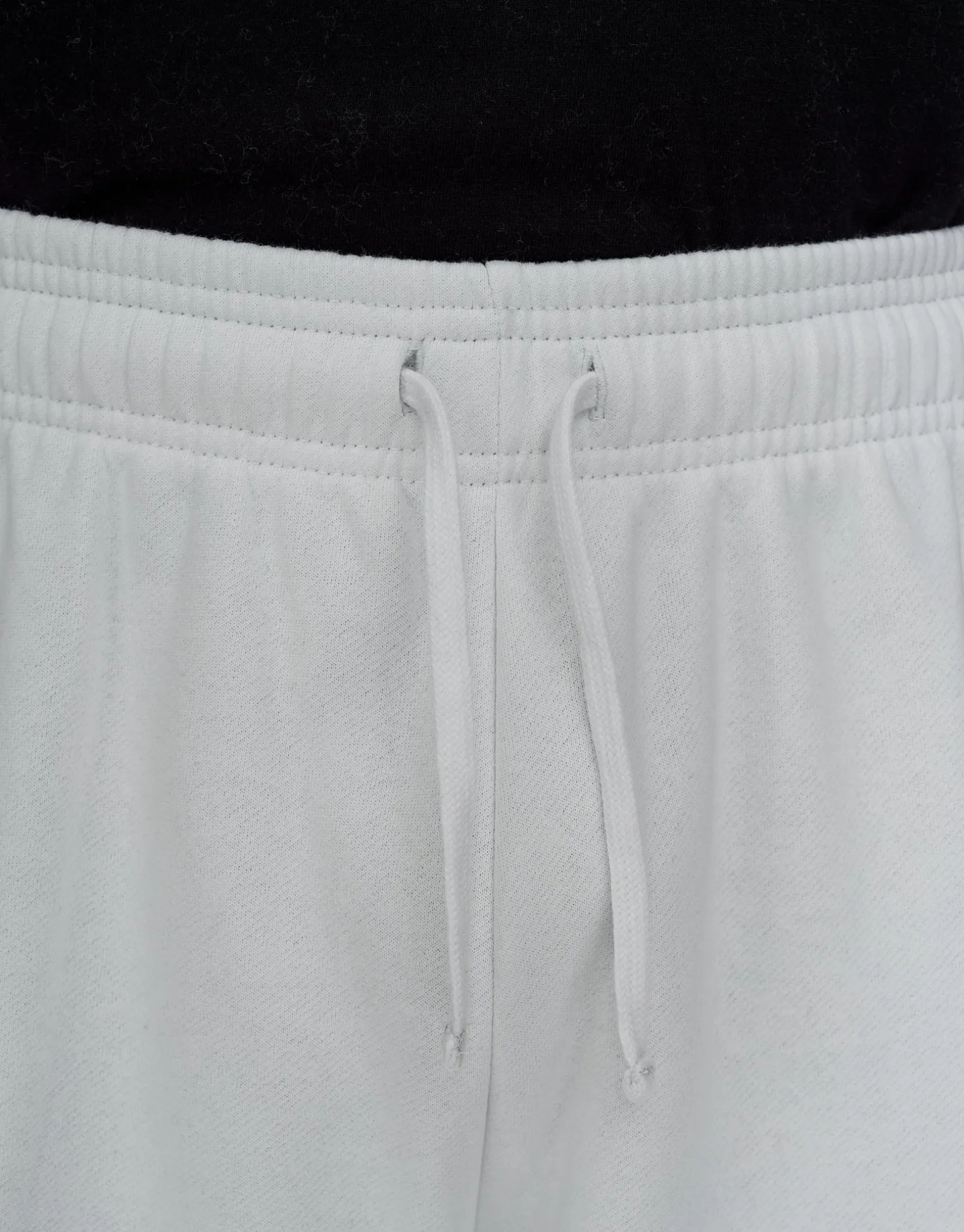Script Wide Leg Track Pants in Washed Black