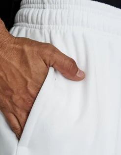 Script Wide Leg Track Pants in Blanc