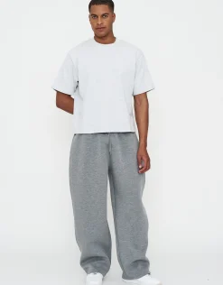 Scuba Wide Leg Track Pants in Brown