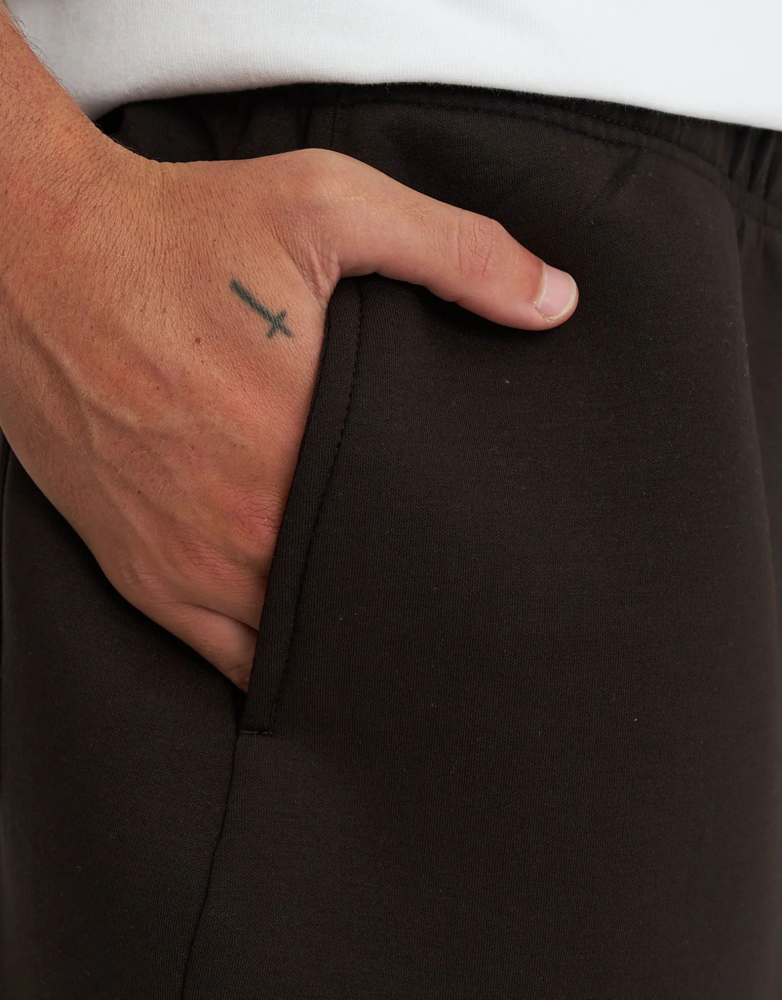 Scuba Wide Leg Track Pants in Grey Marl