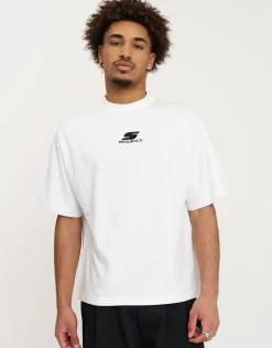 Sequence Box Tee in Blanc