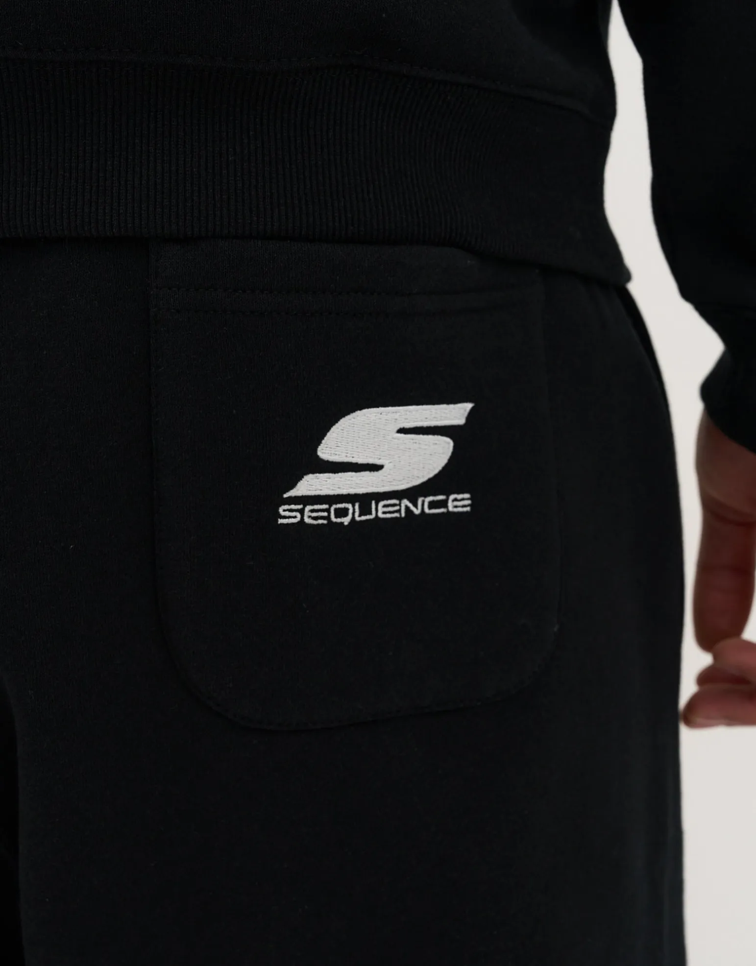 Sequence Cuffed Trackpants in Black