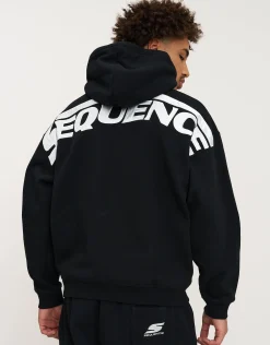 Sequence Oversized Hoodie in Black