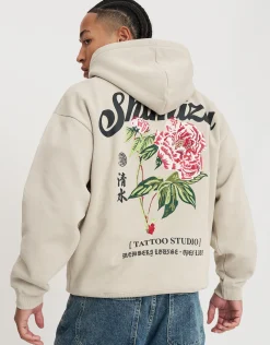 Shimizu Oversized Hoodie in Black