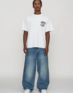 Shimizu Relaxed Fit T Shirt in Blanc