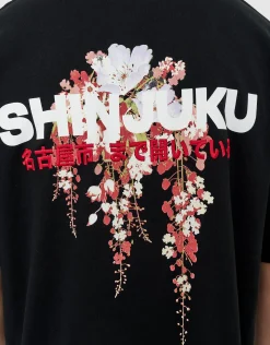 Shinjuku Box Fit T Shirt in Black