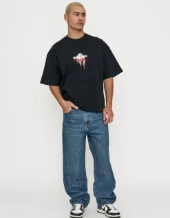 Shinjuku Box Fit T Shirt in Black