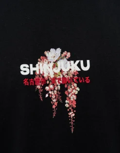 Shinjuku Box Fit T Shirt in Black