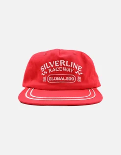 Silverline Raceway Cap in Red