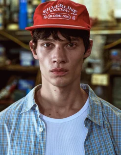 Silverline Raceway Cap in Red