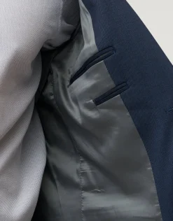 Skinny Fit Stretch Suit Jacket in Navy