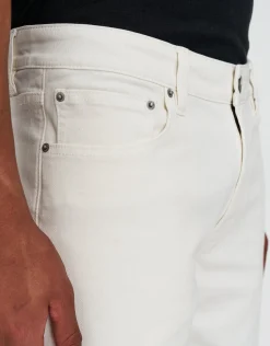 Slim Denim Shorts in Black