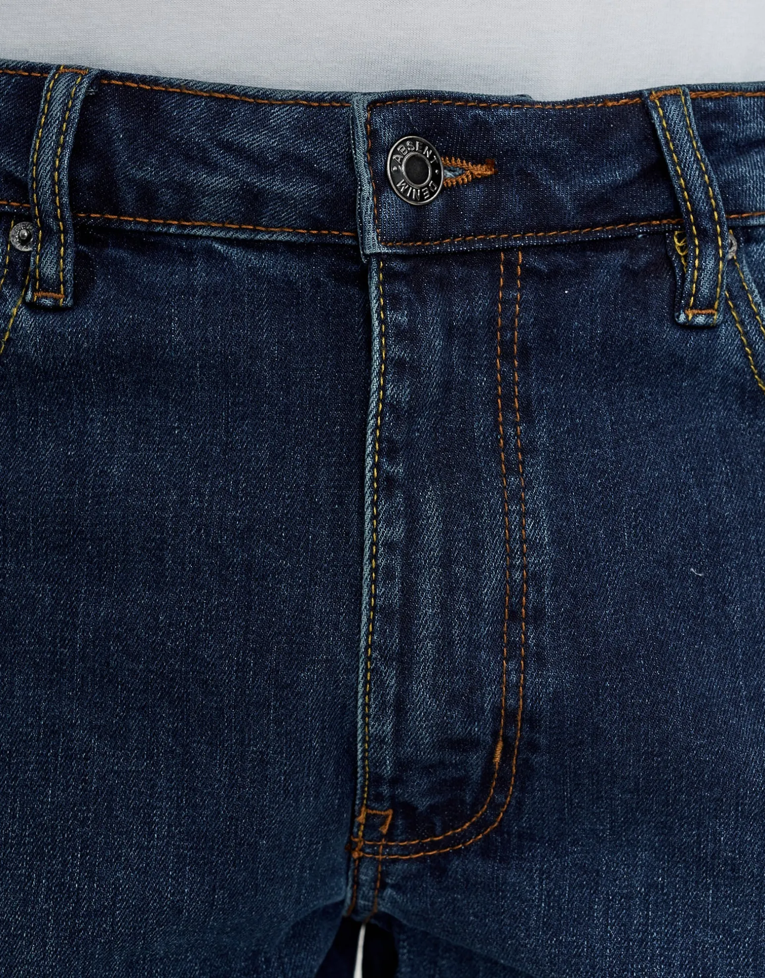 Slim Denim Shorts in Cloud White